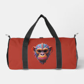 Sierlijk Chimpansee Masker Plunjezak (Voorkant)