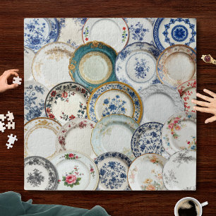 Sierlijk Chinees Bordencollectie Kunst Legpuzzel