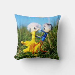 Sierlijk dansend actief Fubby poppetjes stel. Kussen