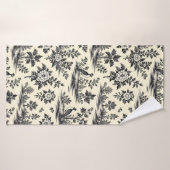 Sierlijk Frans toile patroon Badhanddoek (Badhanddoek)