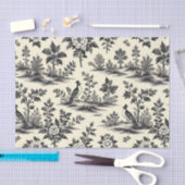 Sierlijk Frans toile patroon Tissuepapier (Craft)