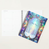Sierlijk gebrandschilderd glas Vakantie Planner (Display)