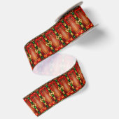 Sierlijk Gebrandschilderd Lint voor de Feestdagen (Achterkant)