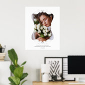 Sierlijk gedenk aan geliefde die is heengegaan poster (Thuiskantoor)