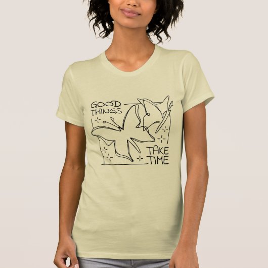 sierlijk geduld t-shirt (Voorkant)