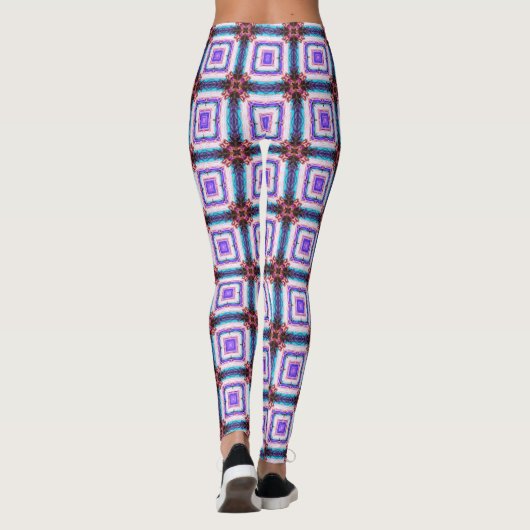 sierlijk geometrisch leggings (Achterkant)