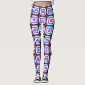 sierlijk geometrisch leggings (Voorkant)