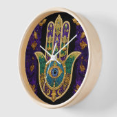 Sierlijk Gouden Derde Oog Hamsa (Hoek)