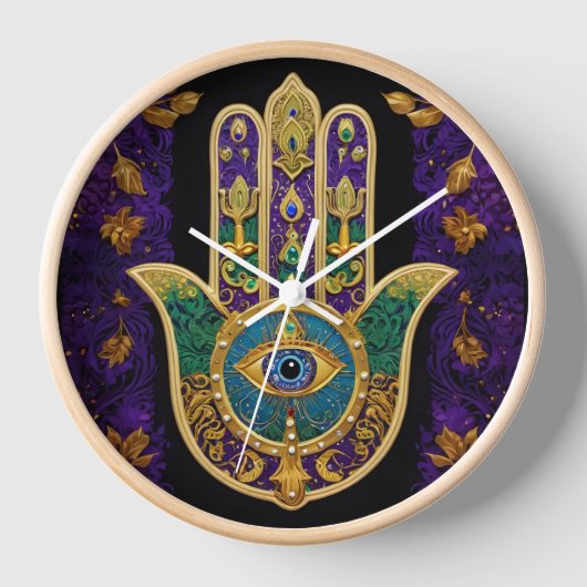 Sierlijk Gouden Derde Oog Hamsa (Voorkant)