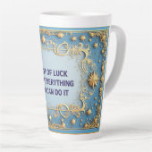 Sierlijk Gouden Frame Latte Mok (Rechterhoek)