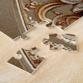 Sierlijk gouden legpuzzel (Zijkant)