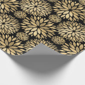 Sierlijk gouden overlay cadeaupapier (Hoek)