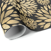 Sierlijk gouden overlay cadeaupapier (Rol Hoek)