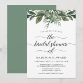 sierlijk groen Vrijgezellenfeest Kaart (Voorkant / Achterkant)