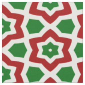 Sierlijk Kerstpatroon Stof (Close Up)