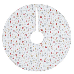 Sierlijk Kerstthemapatroon Kerstboom Rok