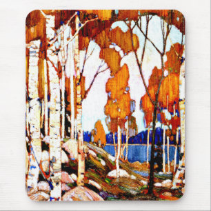 Sierlijk landschap door Tom Thomson Muismat
