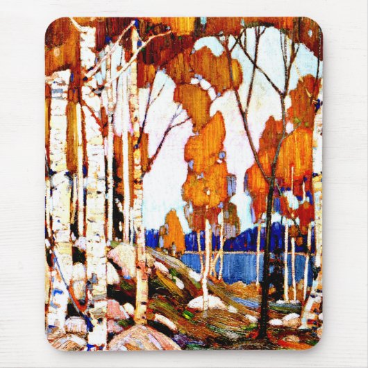 Sierlijk landschap door Tom Thomson Muismat (Voorkant)