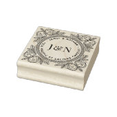 Sierlijk Loofhouten Retouradres Stempel (Stempel)