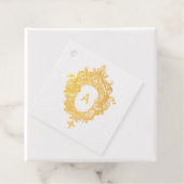 Sierlijk Monogram Frame Bedankjes Labels (Met doos)