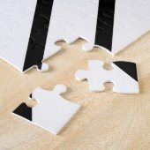 Sierlijk Monogram Legpuzzel (Zijkant)