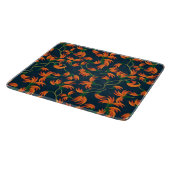 Sierlijk Oranje Bloemmotief Snijplank (Hoek)