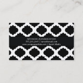 Sierlijk Patroon | Chic Visitekaartje (Achterkant)