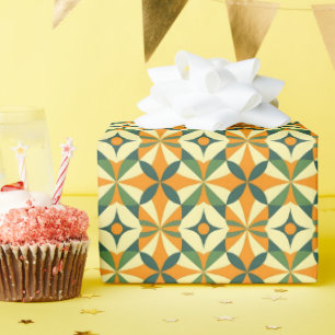 Sierlijk retro naadloos patroon cadeaupapier