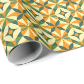 Sierlijk retro naadloos patroon cadeaupapier (Rol Hoek)