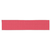 Sierlijk rood geometrisch patroon korte tafelloper (Horizontaal)