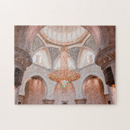 Sierlijk Roze Moskee Interieur Legpuzzel