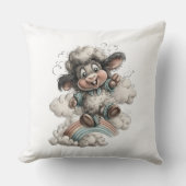 Sierlijk Schattig Schaap Kussen (Voorkant)