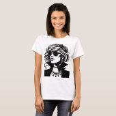 Sierlijk silhouet: de elegantie van sieraden t-shirt (Voorkant volledig)