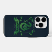Sierlijk SLYTHERIN™ Huis Wapen iPhone Hoesje (Achterkant horizontaal)