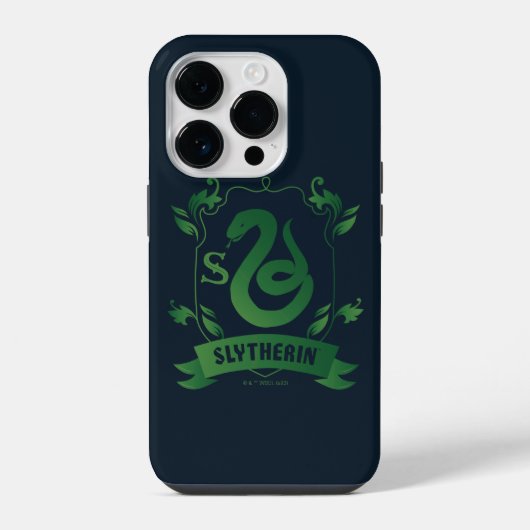 Sierlijk SLYTHERIN™ Huis Wapen iPhone Hoesje (Achterkant)
