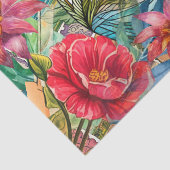 Sierlijk Tropisch Gebrandschilderd Glas Flamingo D Tissuepapier (Detail)