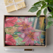 Sierlijk Tropisch Gebrandschilderd Glas Flamingo D Tissuepapier (Geschenk)