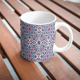 Sierlijk Turks Tegelpatroon Koffiemok