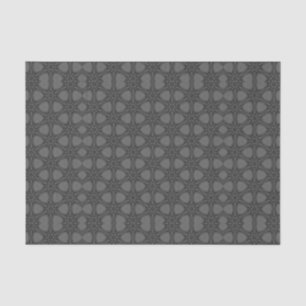 Sierlijk webpatroon in tinten grijs tissuepapier