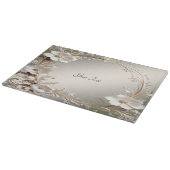 Sierlijk Witte Bloemsnijplank Snijplank (Hoek)