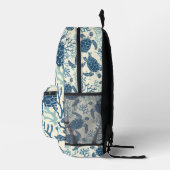 Sierlijk Zee Schildpad en Koraal Ontwerp Bedrukte Rugzak (Rechts)