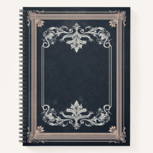 Sierlijk Zwarte Frame — Aanpasbaar Notitieboek