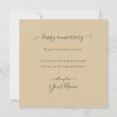 SIERLIJKE 5e BRUILOFT JUBILEUM CAKE (Achterkant)