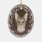 Sierlijke Abyssijnse Kat Ornament (Rechts)