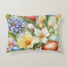 Sierlijke appelbloesem, tulpen en paaseieren