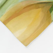 Sierlijke appelbloesem, tulpen en paaseieren fleece deken (Hoek)