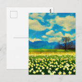 Sierlijke balk - verf briefkaart (Voorkant / Achterkant)