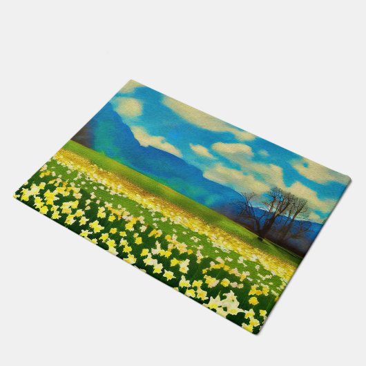 Sierlijke balk - verf deurmat (Schuin)