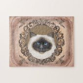 Sierlijke Birman kat legpuzzel (Horizontaal)