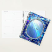 Sierlijke Blauwe Lijst Planner (Display)